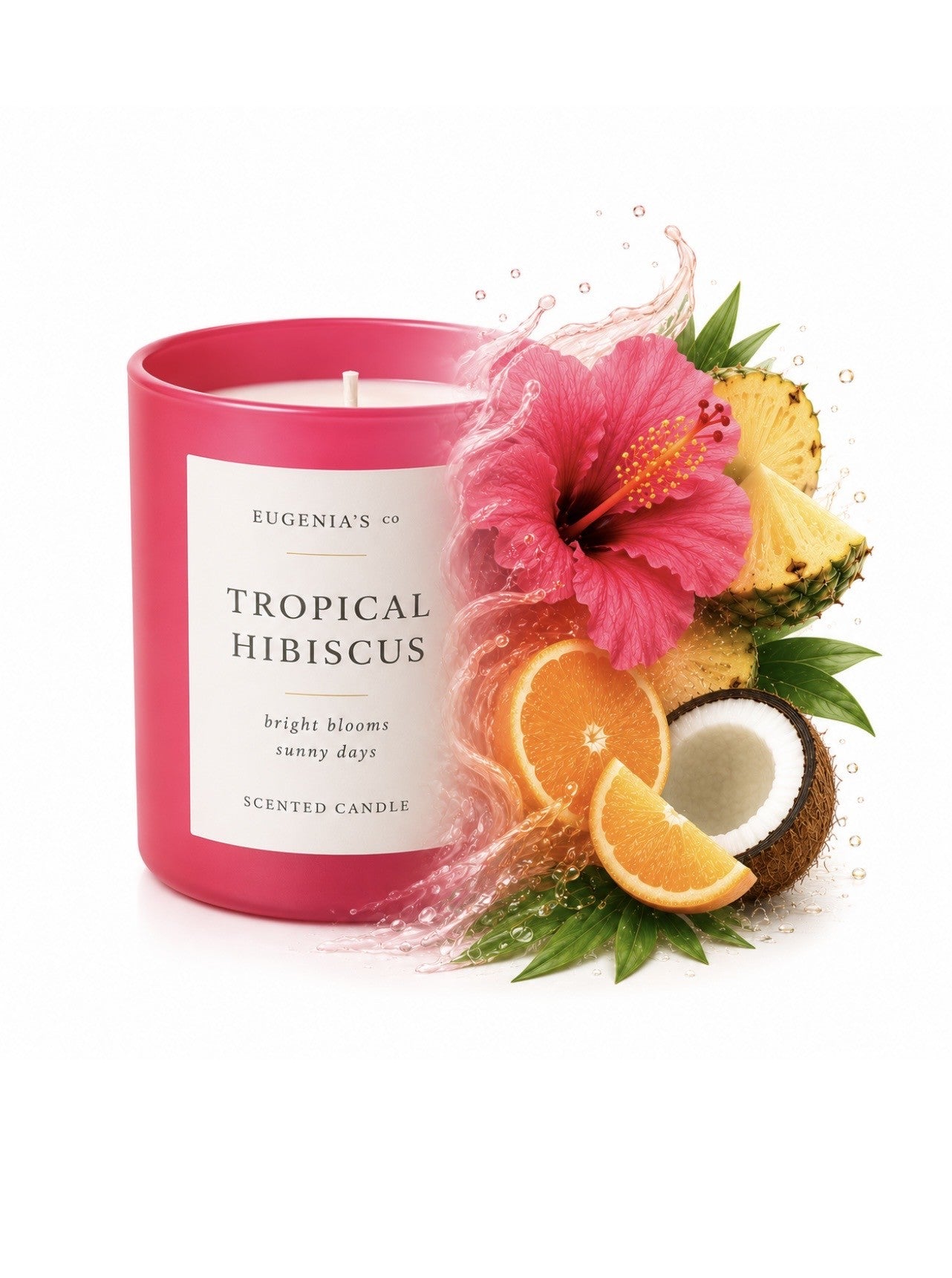 Tropical Hibiscus Candle