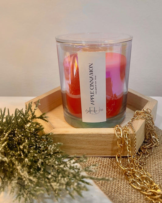 Apple cinnamon candle (Red)